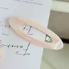Fábrica Fuente Clip BB Oval Hueco de Acetato Pinza para el Cabello de Temperamento Etiqueta Dorada Pinza para el Cabello de las Patillas En Stock Lote Mixto Personalizable