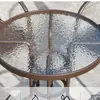 Mesa y sillas de ocio para exteriores, patio, a la intemperie, impermeable, protección solar, jardín, patio, balcón pequeño, para tomar el té, mesa de café plegable para exteriores