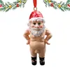 Colgante de Papá Noel Interesante de Nuevo Producto Transfronterizo Acrílico Plano 2D Atrapasoles Decoración Navideña