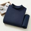 Novo Conjunto de Roupas de Outono Masculino com Gola Redonda Média, Camiseta Básica de Algodão Quente e Resistente ao Frio, Estilo Fino, Venda Direta do Fabricante