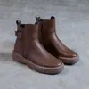 Botas de Moda Vintage Nuevas, Tendencia 2026, Elegantes para Mujer, Botines Versátiles, de Caña Baja, Suela Gruesa, Estilo Caballero Delgado