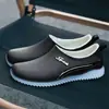 Botas de Lluvia de Moda Transfronterizas para Mujer, Suelas Suaves, Cómodos y Versátiles Zapatos de Agua para Exteriores, Zapatos de Goma de Cocina Transpirables Antideslizantes de Verano