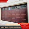 Fabricante Controle Remoto Personalizado para Porta de Garagem de Madeira Porta de Rolo Elétrica Conjunto Completo Porta Basculante Estilo Europeu Villa Porta de Garagem de Madeira Maciça