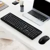 Teclado y Ratón Inalámbricos Lenovo 2.4g con Diseño Ergonómico para Uso en Oficina y Hogar Escritorio y Portátil
