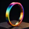 Anillo de acero de titanio no se decolora diseño nicho estilo ins pulsera para hombre anillo para niños joyería de acero inoxidable venta al por mayor