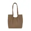 Estilo Coreano Preguiçoso Chique Fresco Moda Alta Qualidade Textura Casual Simples Trabalho Diário Versátil Ombro Único Bolsa Tote de Braço