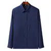 Camisas de Manga Larga de Verano para Hombres de Mediana Edad y Mayores, Camisas Blancas para Hombres, Sueltas y Versátiles, Camisas Finas para Personas Mayores