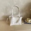 Bolsa de Mão Nova Estilo Primavera 2026 Padrão Lichia Feminina Grande Capacidade Bolsa Tote para o Dia a Dia Bolsa de Ombro de Luxo Leve Nicho