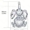 Dientes de Elefante de Cristal Animales de Dibujos Animados Elefante Adornos Elefante Translúcido Decoraciones Sagradas Regalos de Vacaciones Entrar en Suministro