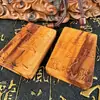Colgante de Trueno Natural Colgante de Mano Colgante de Deseos por Lagerstroemia Tabú Ping An Tarjeta de Nada Tallado en Madera Tarjeta Colgante Suministros Taoístas