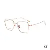 Gafas Frescas de Madera Poligonales Temperamento Artístico Versátil Montura de Gafas para Miopía Ultraligera Cómoda de Llevar Montura de Gafas