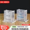 Caja de palillos de acrílico caja independiente de hilo dental cuidado bucal esmerilado hotel fijo caja de almacenamiento de palillos de hilo dental tubo fabricación