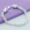 Joyería de Comercio Exterior Chapado en Cobre Plata 925 Moda Europea y Americana Nuevo Pulsera de Grifo Temu Xiyin Tk Venta Caliente