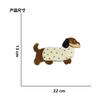 Pegatinas de tela con dibujos animados de otoño e invierno para bordado por computadora, diseño de cachorros, para ropa, bolsos, accesorios decorativos, parches DIY al por mayor