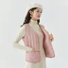 Chaleco de Invierno Cálido para Mujer Extra Grueso con Forro de Felpa para el Hogar Ropa Juvenil Lana Algodón Mujer 8703