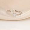 Anillo Camelia de plata esterlina 925 para mujer, diseño de nicho, anillo abierto ajustable para el dedo índice, anillo Mori de alta gama, joyería
