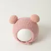 Estilo Otoño e Invierno Gorro con Protección para Orejas de Bebé Recién Nacido Algodón Puro Lindo Cálido Tejido de Felpa para Bebé Unisex Gorro Infantil