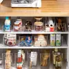 Caja de Almacenamiento de Escritorio Caja de Almacenamiento de Cosméticos para el Hogar Canasta de Almacenamiento para Refrigerador Caja de Almacenamiento de Condimentos y Snacks para Cocina