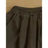 Pantalones de Algodón Holgados con Pliegues Laterales, Estilo Nuevo 2025, Casuales y a la Moda