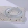 Suministro Directo de Fábrica Pulsera de Piedra Ojo de Gato de Gama Alta Blanco Luna Azul Hielo Color Champaña Pulsera Brazalete de Vidrio Joyería