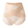 Ropa interior moldeadora sin marcas para abdomen de mujer, cintura alta, moldeadora de abdomen, posparto, seda de hielo, levantadora de glúteos, ropa interior fina de verano