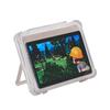 Soporte plano para iPad de baño, sin perforaciones, pantalla táctil giratoria para baño, caja impermeable de almacenamiento para phablet después del drama