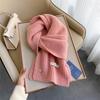 Bufanda de Lana de Oveja Tejida Cálida para Otoño e Invierno Bufanda Cálida Espesa Blanca para Mujer Ambiente de Otoño e Invierno Bufanda Versátil