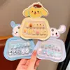 Pegatinas para Uñas de Dibujos Animados Kuromi Uñas Portátiles para Bebé Seguras y Dulces Pegatinas de Arte para Uñas Impermeables Lindas para Niñas Niños