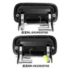 Maçanetas de porta cromadas com ferragens metálicas, adequadas para modelos Toyota Hilux de 1998 a 2004