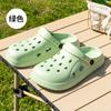 Novos Sapatos de Buraco Eva com Solado Grosso Macio Estilo Ins Popular na Internet Femininos de Verão para Exterior Praia Antiderrapantes Sandálias Baotou