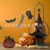 Linternas de Calabaza Decorativas de Madera para Halloween, Decoración de Fantasmas y Cementerio Diseños Creativos