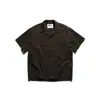 Camisa Retro de Seersucker de Manga Corta de Moda Neviraler para Hombre, Versátil de Verano, Holgada Casual Nra113