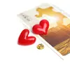 Corazones de Amor Grandes Tema de Amor Certificado de Matrimonio Decoración de Ropa Broche Insignia Decoración de Cuello de Ropa