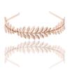 Kakutong Diademas con Cabeza de Hoja Transfronterizas Europeas y Americanas, Joyería de Novia Barroca, Accesorios para el Cabello de Hoja, Regalos