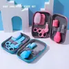Productos para madres y bebés, set de 20 piezas de cortaúñas para bebé, peine, cepillo, aspirador nasal, bolsa de EVA, set de cuidado e higiene