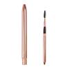 Cepillo de pestañas con tapa única y cabezal oblicuo para cejas, cepillo de pestañas tipo bala, práctico almacenamiento, herramientas de maquillaje y belleza.