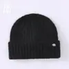 Gorro de Punto Clásico Versátil de Mezcla de Lana, Nuevo Gorro de Punto de Color Sólido de Alta Elasticidad para Otoño e Invierno, Protección para los Oídos, Cálido, Cortavientos, Engrosado