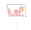Decoración para Pastel Borla Enchufe Nuevo Brillante Romántico Arcoíris Fiesta de Cumpleaños Mesa de Postres para Hornear Accesorios de Decoración