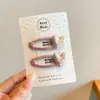 Pinzas para el Cabello Bordadas con Flores para Niñas Nuevas de Alta Gama Pinzas BB para Flequillo Lateral para Niñas y Bebés Lindos Accesorios para el Cabello