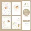 B5eva Goma Antifreeze Amigable con la Piel Cubierta para Cuaderno Estudiante Junior Preparatoria Oficina Espesor de Alto Valor Cuaderno A5