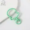 Medusa pintada colorida fecho de mola fecho de porta acessórios de contas chaveiro DIY pingente decoração acessórios de fecho de mola