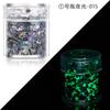 Lentejuelas Luminosas para Arte de Uñas Glitter Luminoso Serie Mágica Set 24 Botellas de Color Esmalte de Uñas Gel Amazon Transfronterizo