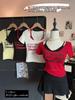 260g Hombre Algodón Spice Girl Letra Estampada Camiseta Falsa de Dos Piezas para Mujer Verano Puro Ajustado Manga Corta Top con Almohadilla en el Pecho