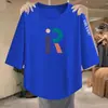 Ropa de Mujer 2026 Versión Coreana Verano Corte Holgado Popular Casual Camiseta Top Nueva Moda Elegante Cuello Redondo Talla Grande