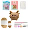 Kit de Fazer Boneca de Crochê Ovelha para Compra Direta Transfronteiriça com Instruções em Inglês, Fácil de Seguir