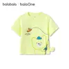 [Balaone] Camisetas de Manga Corta Balabala para Niños y Niñas 2026 Nuevo Verano Algodón Puro Estilo Americano Estampadas