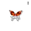 Pendientes de Cobre Incrustados con Circonita y Accesorios para Uñas de Labios de Venta Caliente Europea y Americana Circonita Súper Brillante DIY Extraíble Rosca Externa Accesorios de Joyería