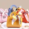Corea del Sur Estilo Ins Bolsa de Dulces de Cuero Caja de Dulces Caja Vacía Boda Portátil Una Pieza Boda Bolsa de Dulces de Alta Gama