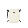 Bolso de hombro casual con cordón estilo coreano para teléfono, moderno estilo japonés y coreano, ligero, deportivo, versátil bolso cruzado, portátil, transfronterizo