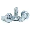 Tornillo para Máquina de Rosca Triangular Autorroscante con Cabeza de Lenteja Phillips de Cabeza Redonda Grado 8.8 con Recubrimiento de Zinc Azul y Blanco M23M4M5M6